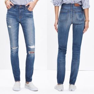 Madewell 9”high rise ripped and repair edition 29